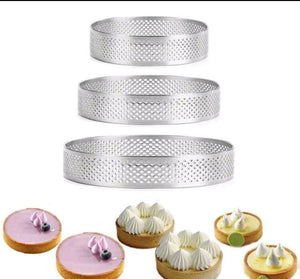 1pc Large Stainless Steel Round Tart Ring 10cm