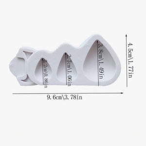 Rose Bud Flower Center silicone mould