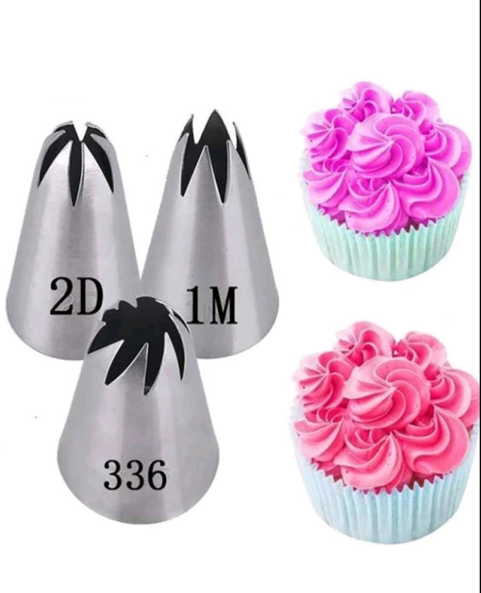 Nozzle Set Rose 3pcs