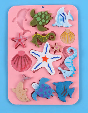 Silicone Mould Chocolate Under The Sea