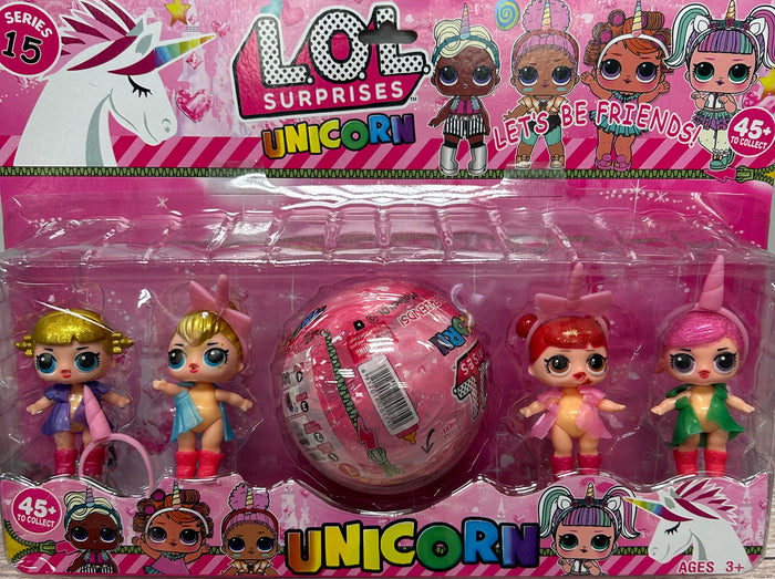 LOL plastic figurine cake topper 6cm