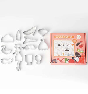 Metal Cookie Cutter Set Girly