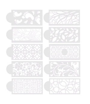 Decorating Stencils 10pcs