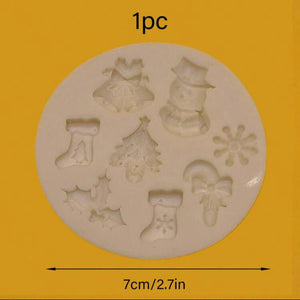 Silicone Mould Christmas Multi