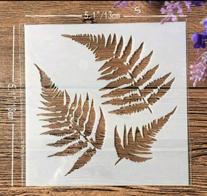 Cake Decorating Stencil Flower Wood Grain Pattern