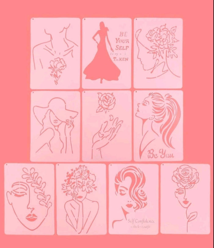 Decorating Stencil  10pcs