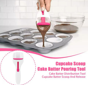 Cupcake Scoop with Silicone Plunger