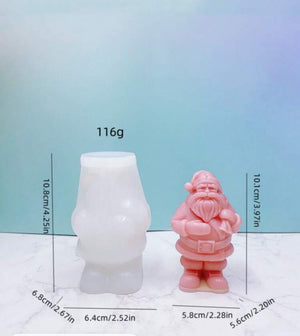 Silicone Mould Christmas Santa Candle