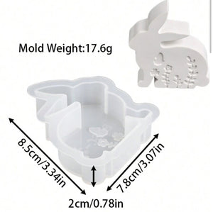 Silicone Mould Soap Bunny Flower