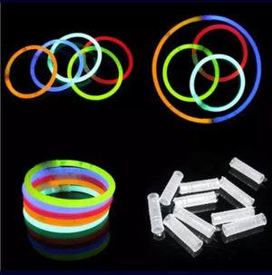 Glow in the Dark Sticks 100pcs