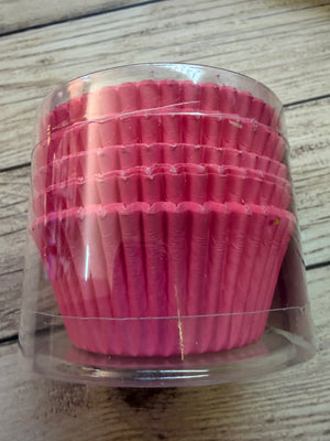 11cm Pink Cupcake Wrappers ±10pc