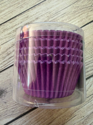 11cm Purple Cupcake Wrappers ±10pc