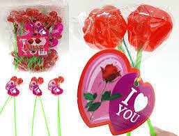 Valentine Rose Lollipop 20g