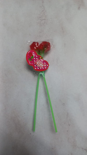 Valentine Rose Lollipop 20g