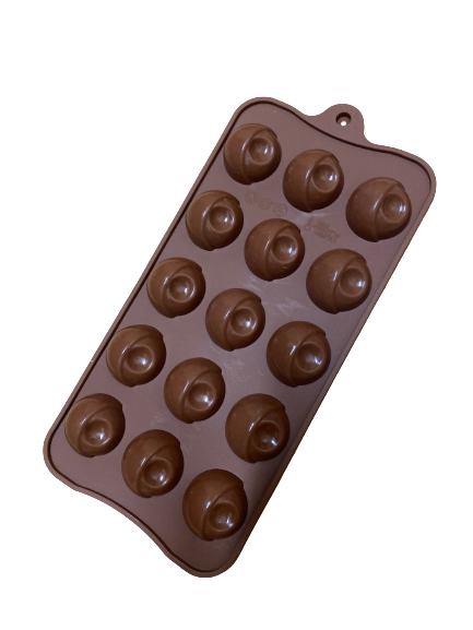 Nr62, Silicone mould chocolate truffle, Round