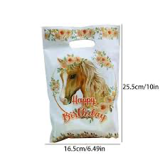 Party Loot Bags Horse 10pcs