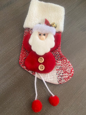 Christmas Stocking Santa 18cm