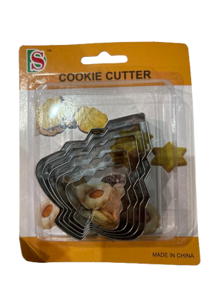 Metal Cookie Cutter Set Christmas Tree