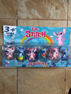 Stitch Plastic Figurines Cake Topper