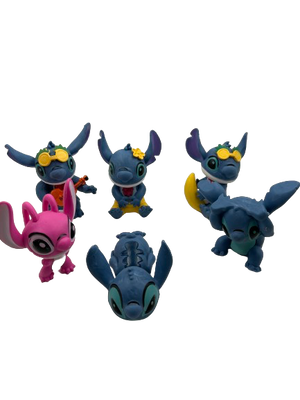 Stitch Plastic Figurines Cake Topper