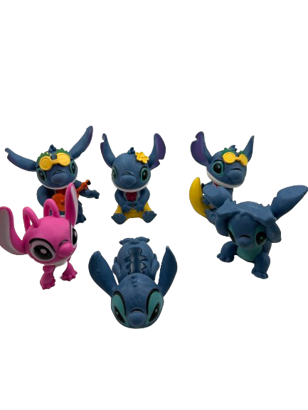 Stitch Plastic Figurines Cake Topper