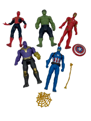 Small Avengers Plastic Figurine set, 12cm