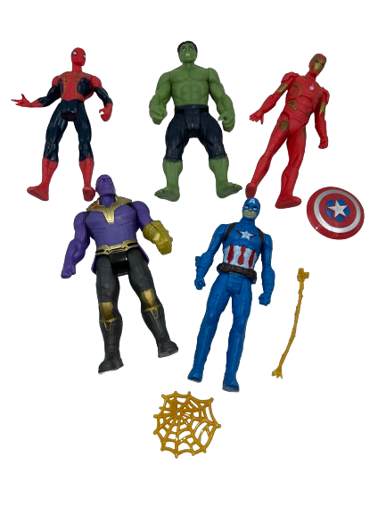 Small Avengers Plastic Figurine set, 12cm