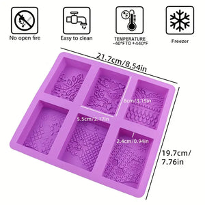 Silicone soap mould