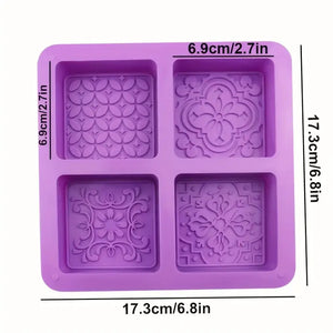 Silicone soap mould