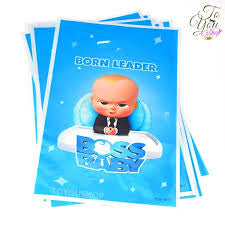 Boss Baby Party Loot Bag 10pc