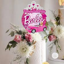 Nr95 Acrylic Cake Topper Barbie