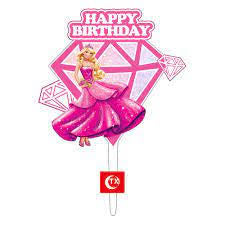 Nr69 Acrylic Cake Topper Barbie