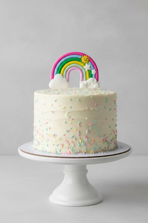 Clay Cake Topper Rainbow