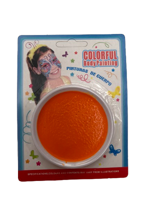 Colourful Body Face Paint Orange