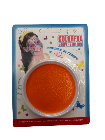 Colourful Body Face Paint Orange