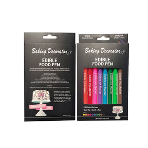10pc Edible Food Pen Dual Tip