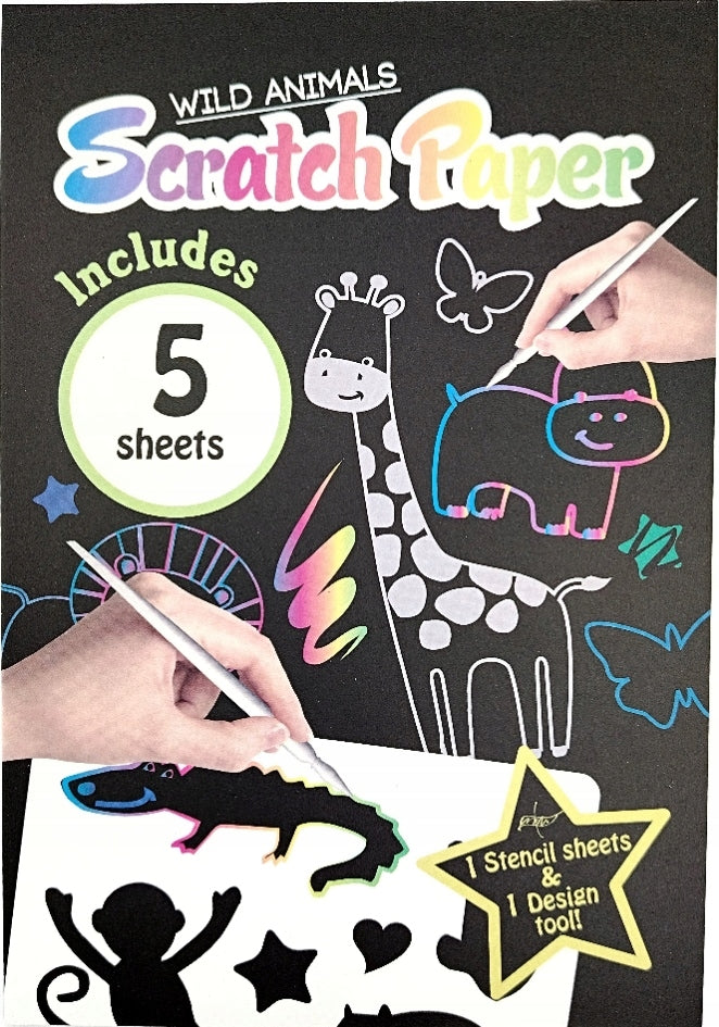 A5 Scratch paper kids