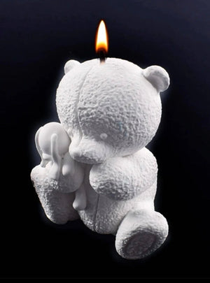 Silicone Mould Candle 3d Teddy