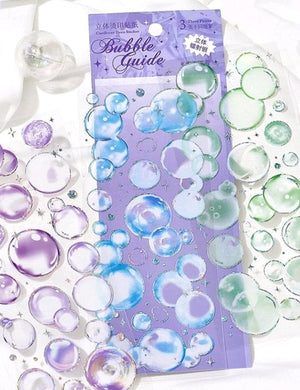 Bubbles Stickers 3 Sheets