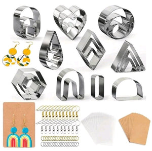 Stainless Steel Earring Cutters with Accessories