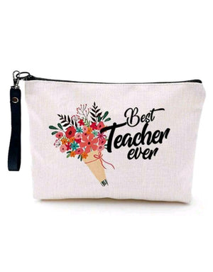 Make up Bag Pouch Best Teacher Ever