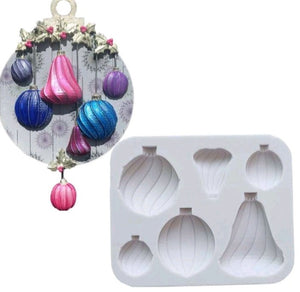 Silicone Mould Christmas Balls Baubles
