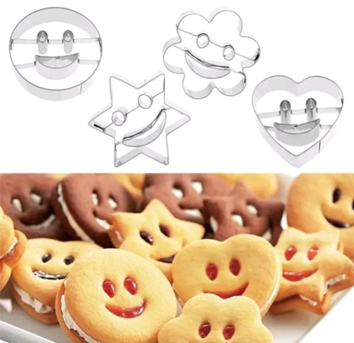 Stainless Stee Cookie Cutter Jam 4pcs