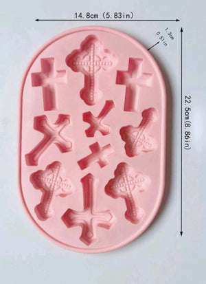 Silione Mould Chocolate Cross
