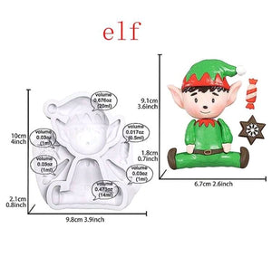 Silione Mould Christmas Elf