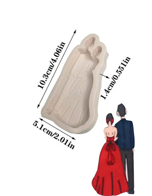 Silione Mould Wedding Couple