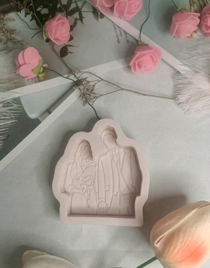 Silione Mould Wedding Couple