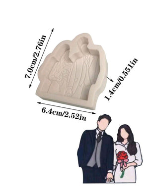 Silione Mould Wedding Couple