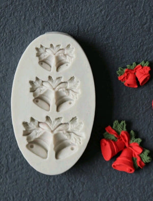 Silicone Mould  Christmas Bells