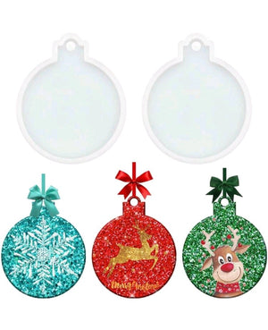 Silicone Mould Resin Christmas Ornaments